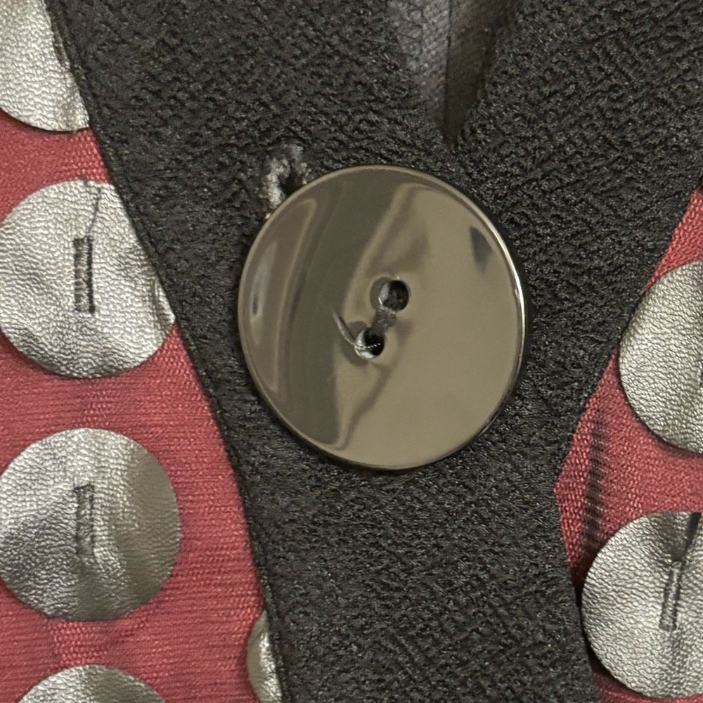 Dressy Dotted Single Button Jacket - image 2